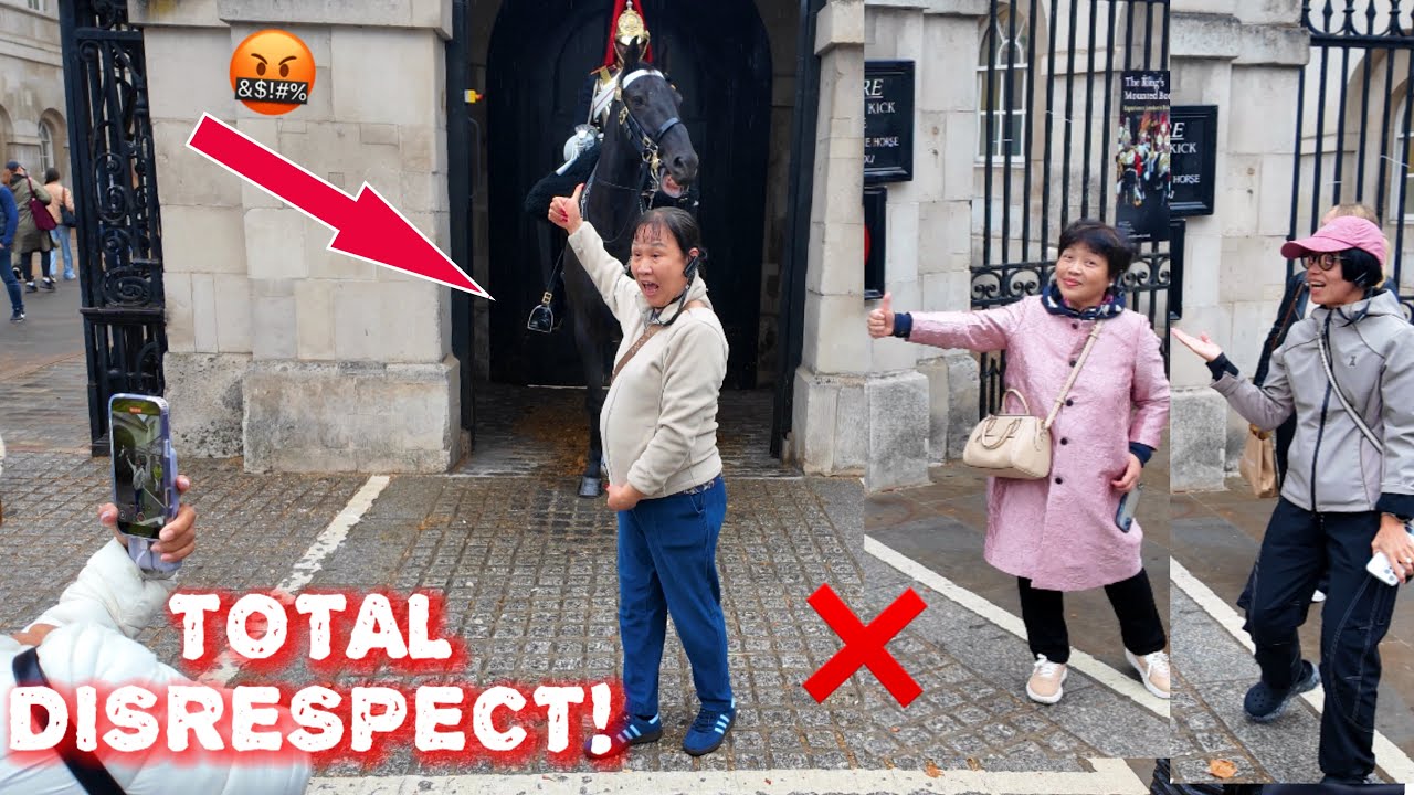 😱UNBELIEVABLE! Outrageous Tourists INTRUDE Guard’s Box! TOTAL DISRESPECT on Camera‼️