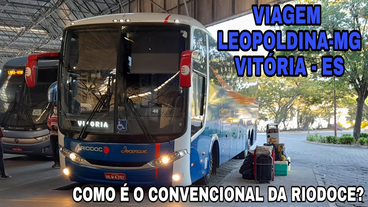 Como é o CONVENCIONAL da RIODOCE? Viagem Leopoldina x Vitória (Docenave)