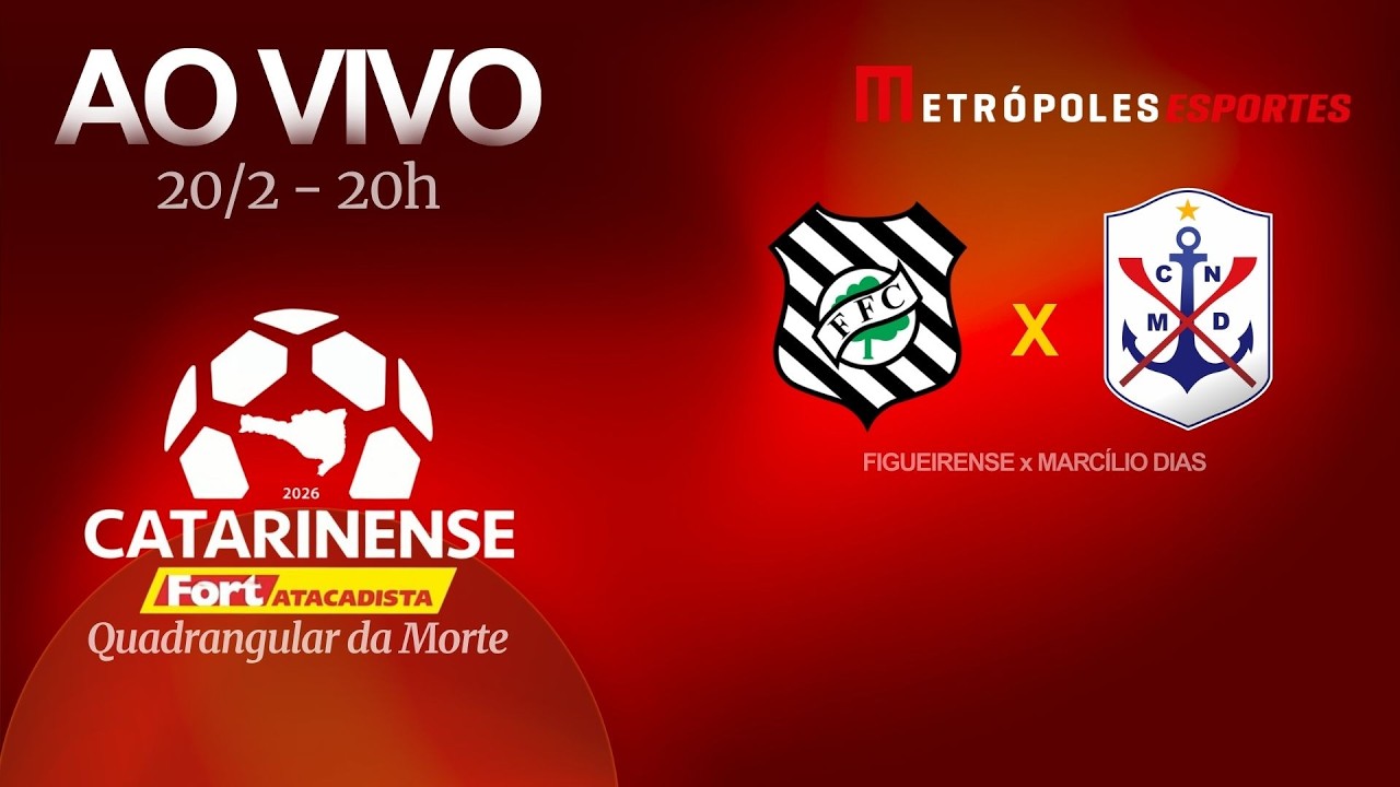 CATARINENSE 2026 - FIGUEIRENSE x MARCÍLIO DIAS - AO VIVO E COM IMAGENS - 20.02.26