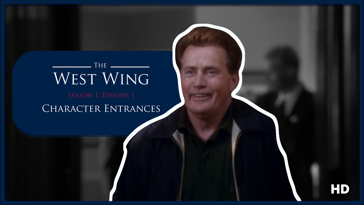 Character Entrances - President Josiah 'Jed' Bartlet | The West Wing