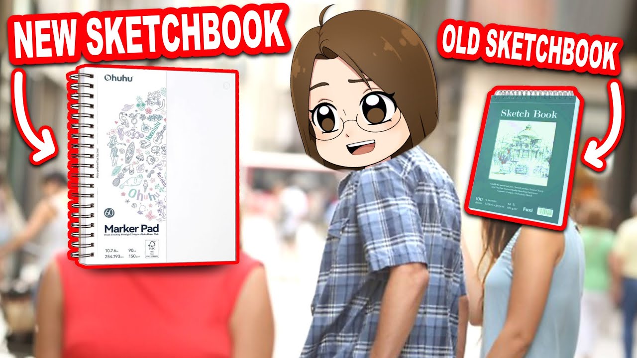 I’m ABANDONING My Sketchbook! 😭 Drawing Whatever the Heck I Want in My NEW Ohuhu Sketchbook!