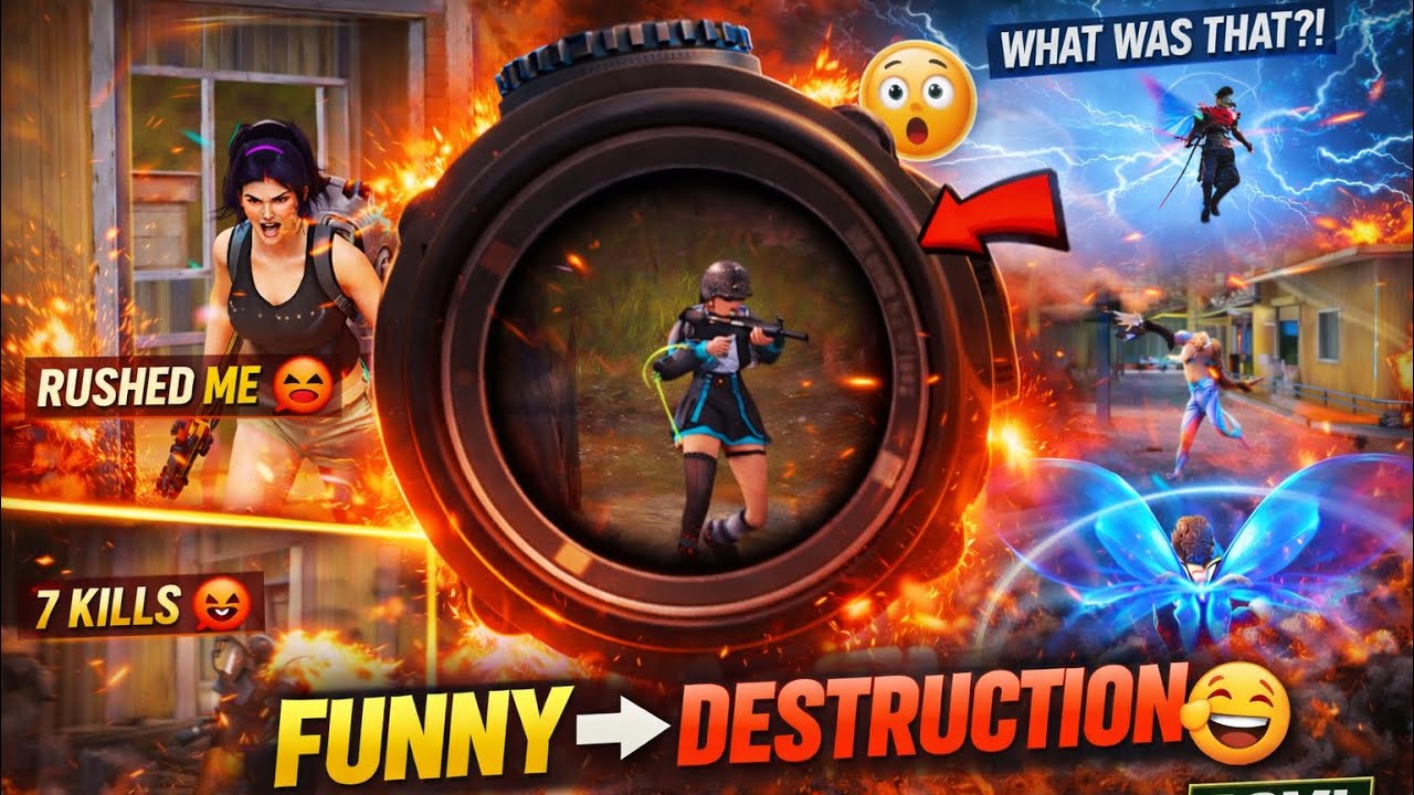 Started Funny… Ended With Total Destruction 😈😂 | BGMl/PUBG 