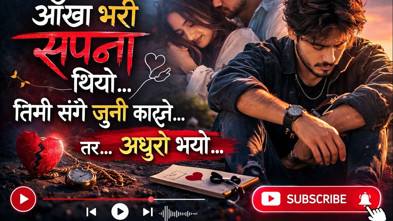 Aankha Bhari Sapana Thiyo Timi Sanga Juni Katne | Adhuro Maya | New Nepali Song 2026