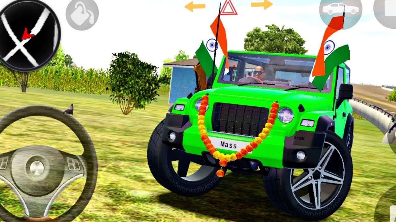 Modified Mahindra Thar😈Games:Indian Green Thar (Gadi Wala Games) Car Game Android Game - #2026