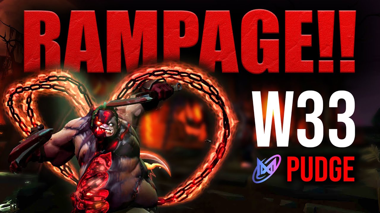 RAMPAGE MODE: Team Nigma’s W33 DESTROYS Opponents with Pudge – Epic Gameplay + Giveaway 🎣💀