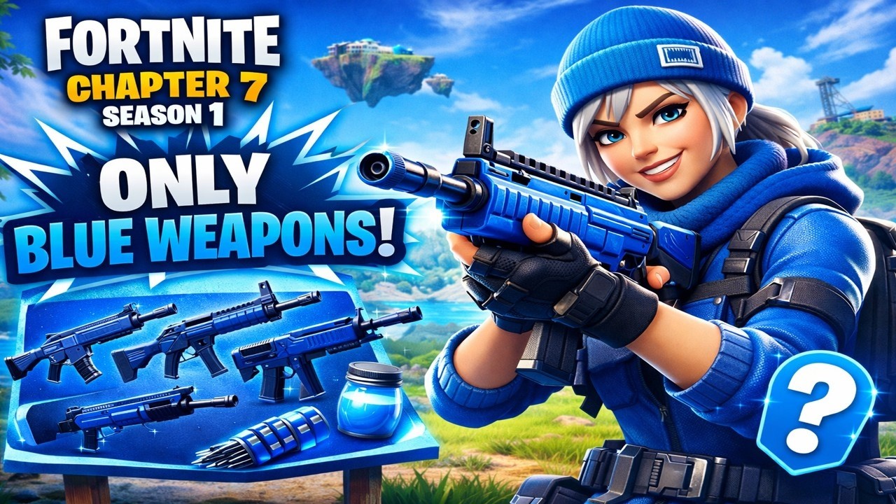 Only Blue Wepons I Fortnite