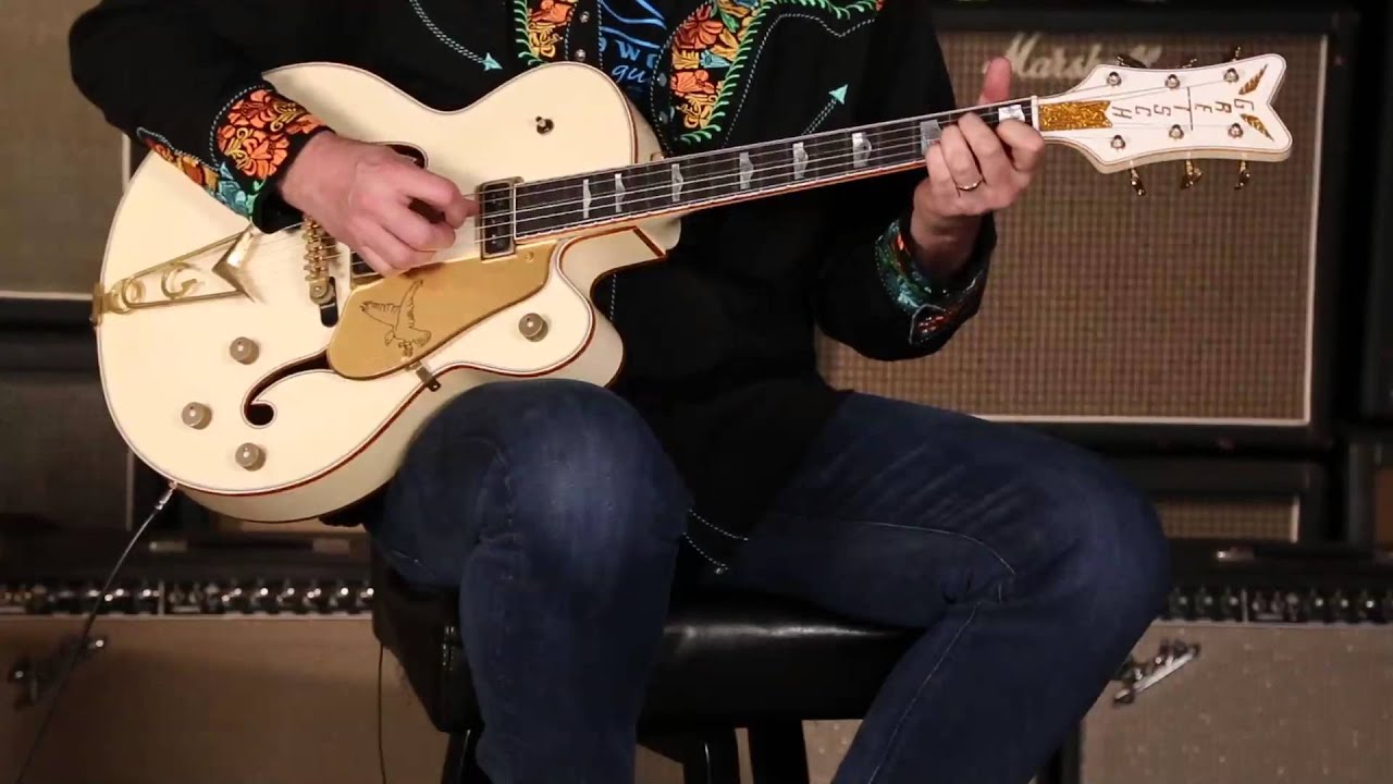 Gretsch Masterbuilt 1955 White Falcon Relic  •  SN: UC12110824