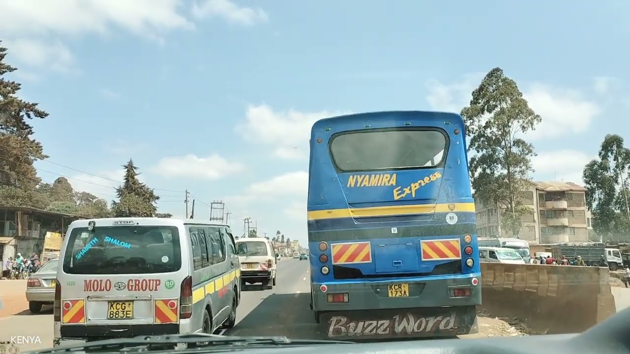 Nairobi City  Waiyaki way From Westlands to Mai Mahiu Turn off Junction Kenya🇰🇪