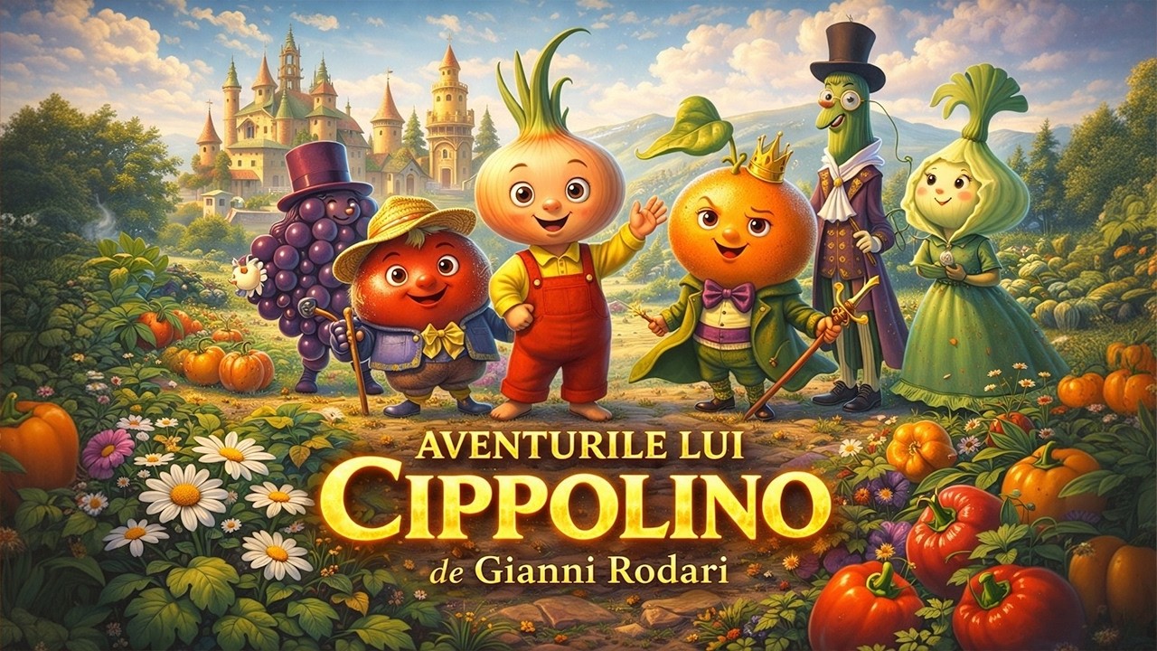 Aventurile lui Cippolino - de Gianni Rodari | Colectia de basme si povesti in limba romana 🎧📖💖