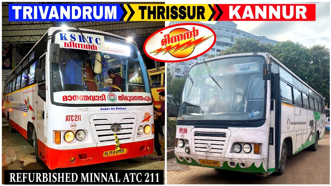 Speed പേടിയുള്ളവർ ഈ video കാണരുത്🤦‍♂️Refurbished Mananthavady minnal🔥&Kannur minnal🔥#ksrtc #speed