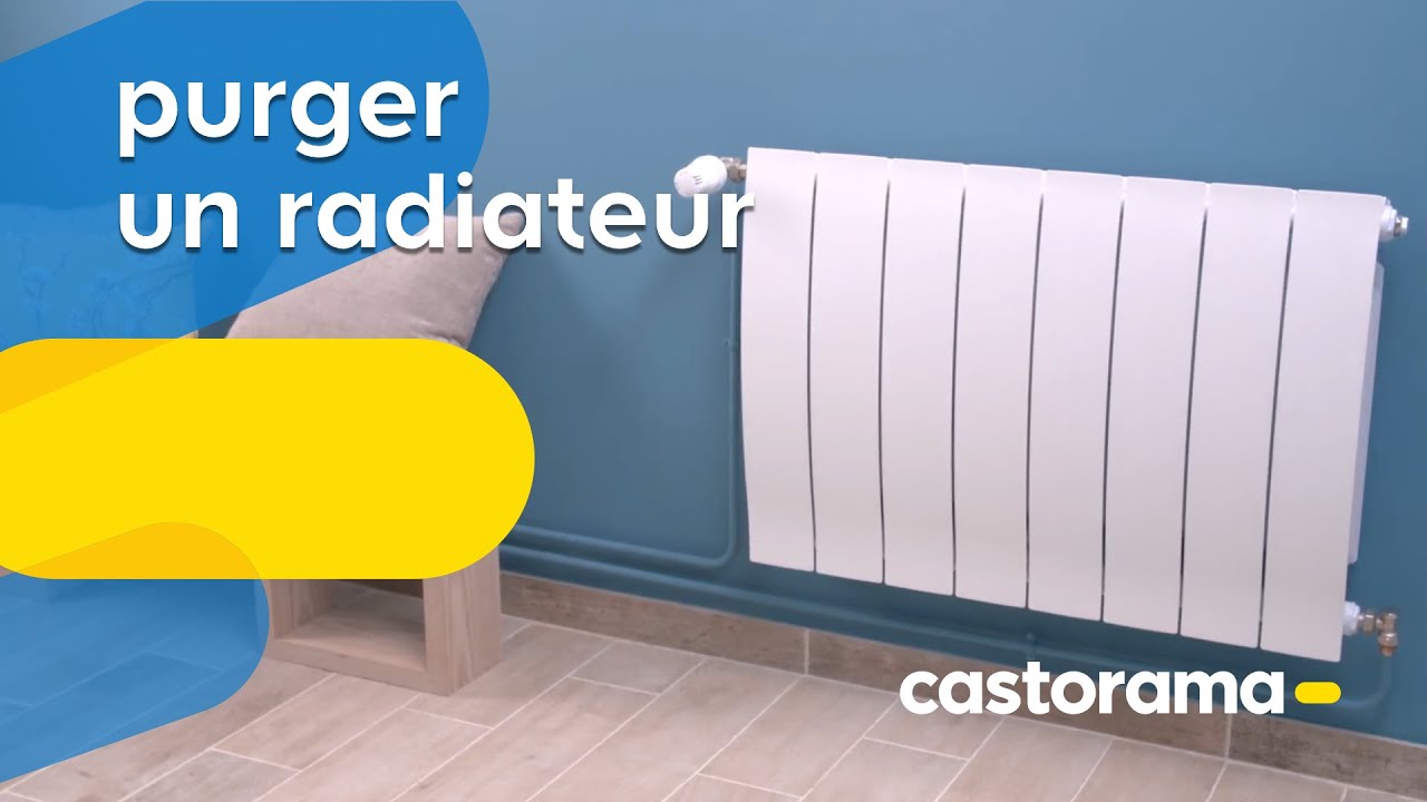 Comment purger un radiateur de chauffage central ? (Castorama)