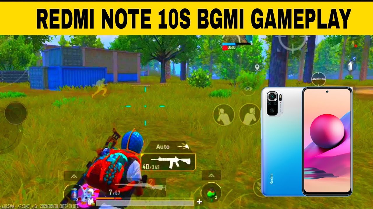 REDMI NOTE 10S BGMI TEST 60FPS  GAMEPLAY