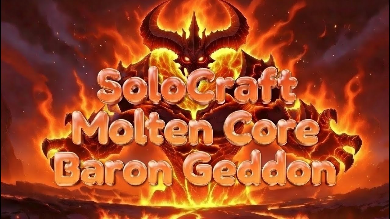 Solocraft - Molten Core - Baron Geddon