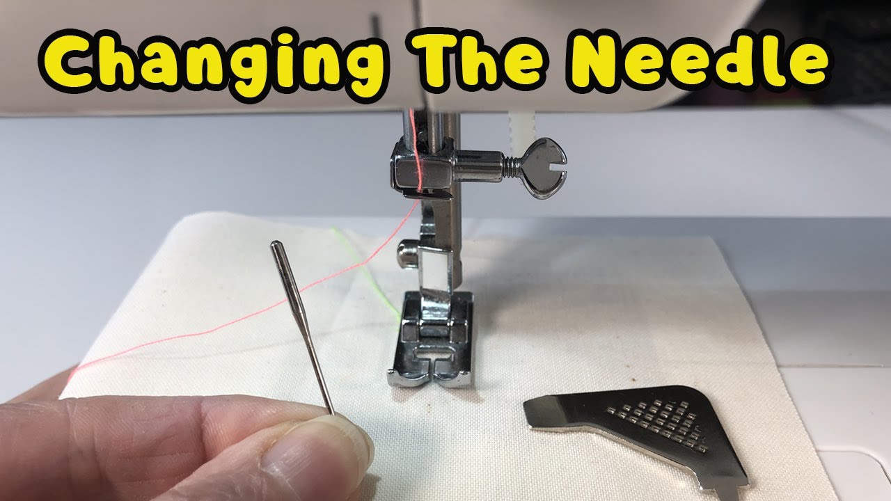 How To Replace The Needle On A Sewing Machine - Beginners Tutorial Singer Promise