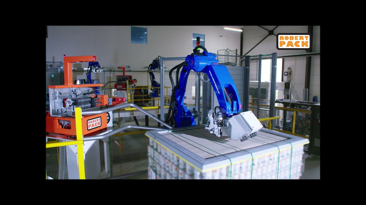 Robertpack robot debander/destrapper for the beverage industry, among others