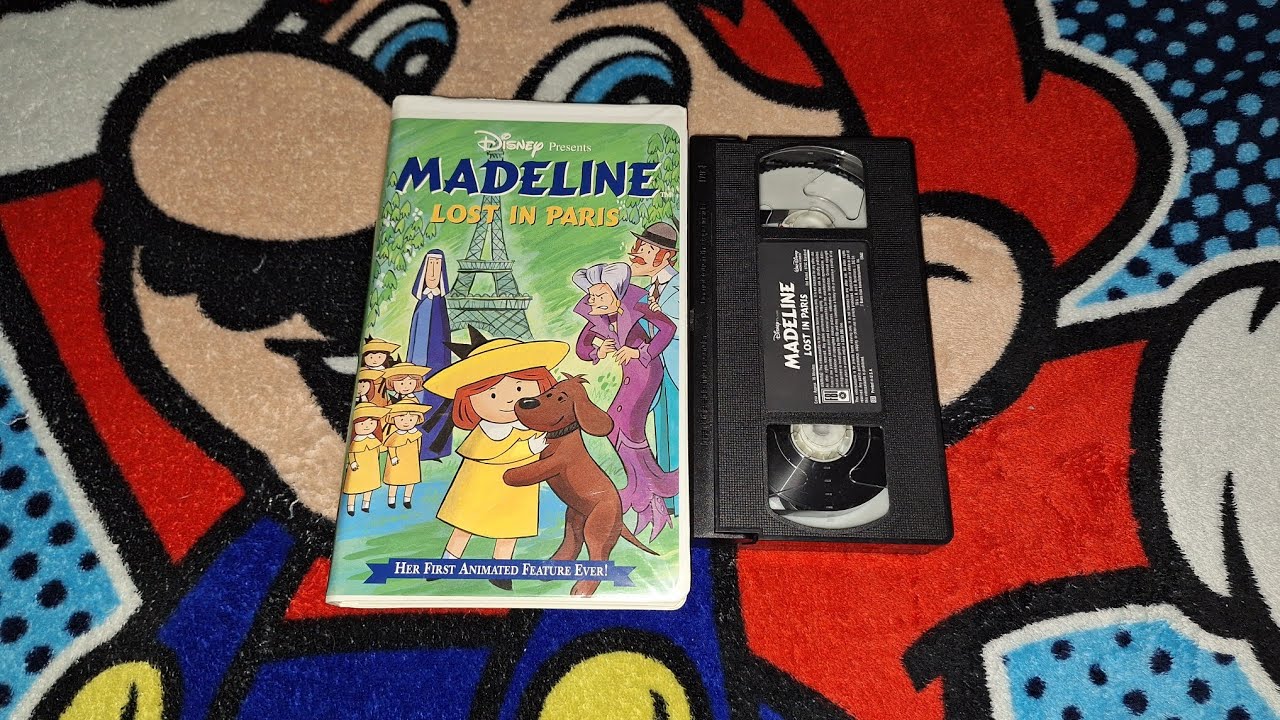 Madeline Lost in Paris (Full 1999 Walt Disney Home Video VHS) (American Print)