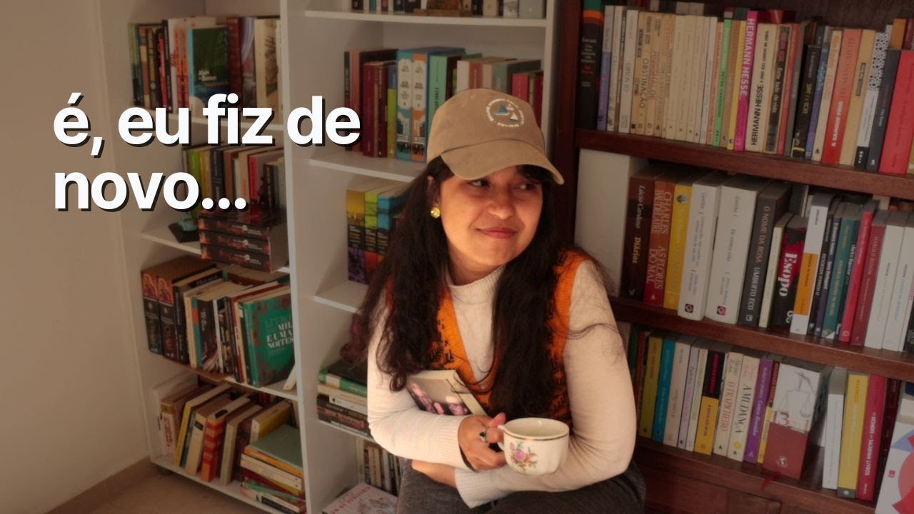 É, eu fiz mais uma invasão na biblioteca do meu pai