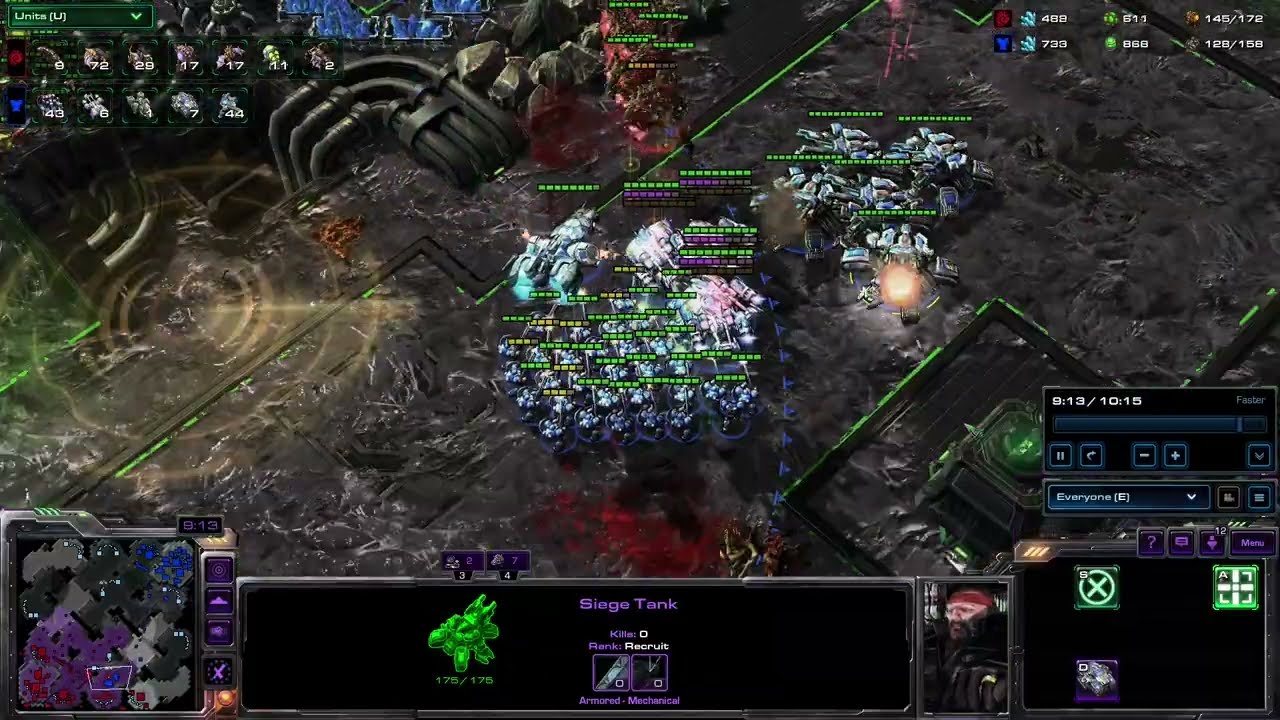 SC2 - How to win a TvZ vs ling bane muta
