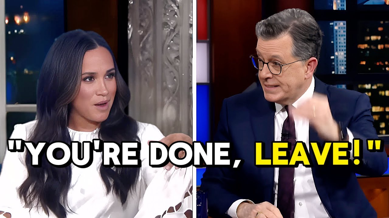 Meghan Markle Kicked Off Stephen Colbert's Show After Heated Clash