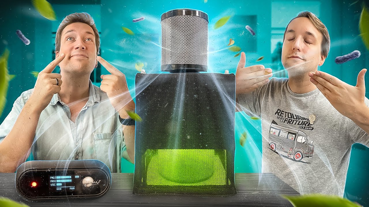 Un PURFICATEUR D'AIR ULTIME avec des LEDs, en DIY !!