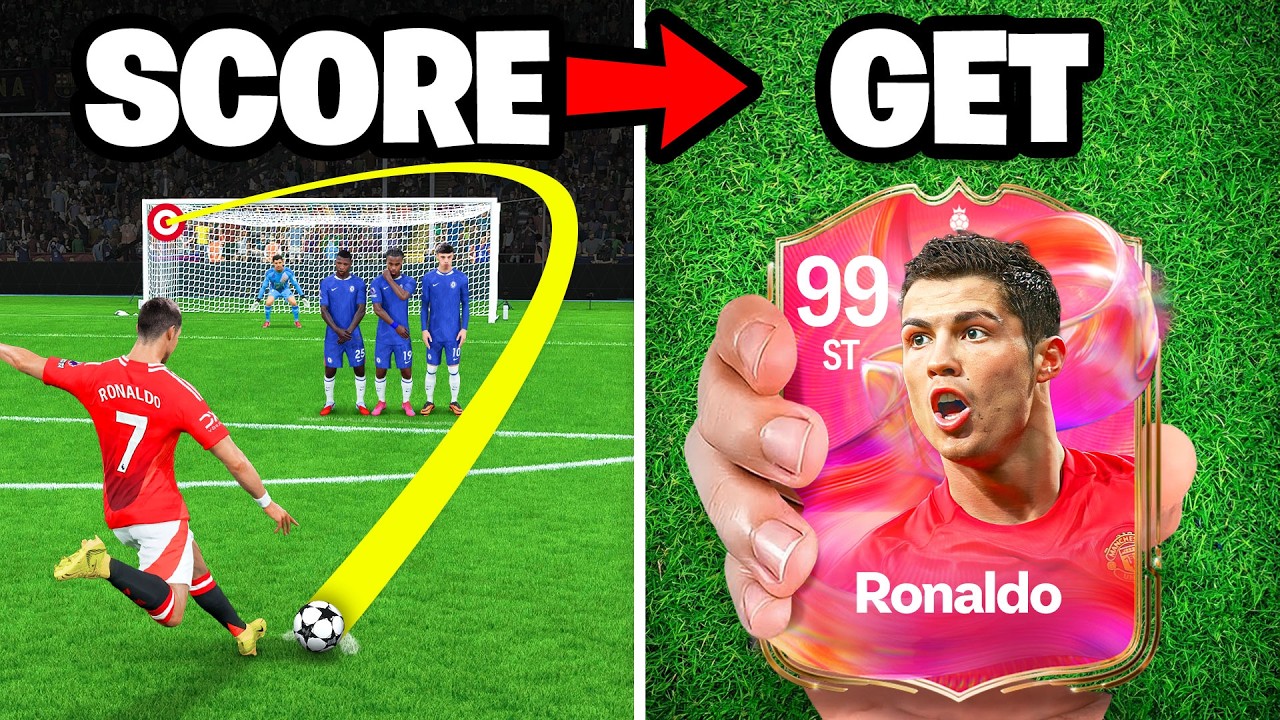 Every Free Kick Goal = 99 Rated Player