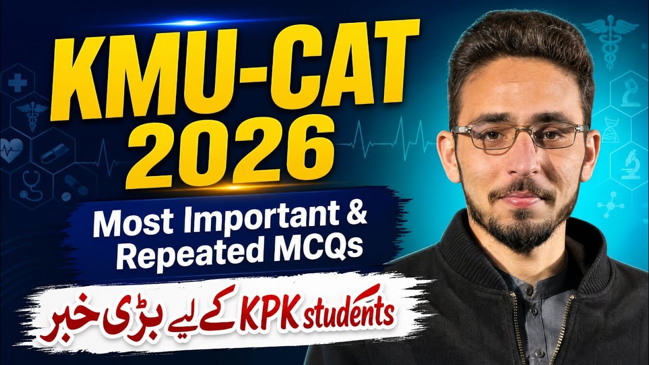 Most Important, Repeated & Targeted Topics & MCQS In KMU-CAT tests | KMUCAT 2026 | Mdcat Helper