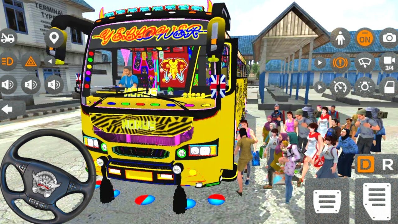 💥 Bus Simulator Indonesia Best Bus Mod Gameplay Video 