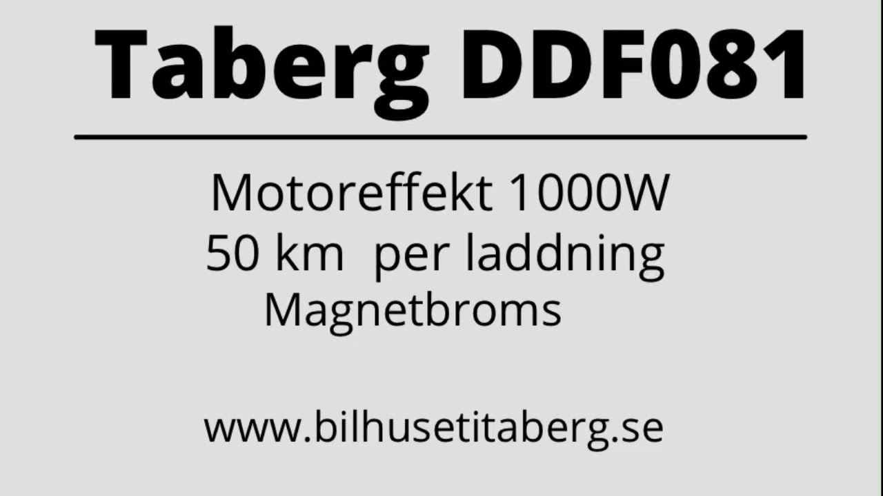 Promenadscooter Taberg DDF081