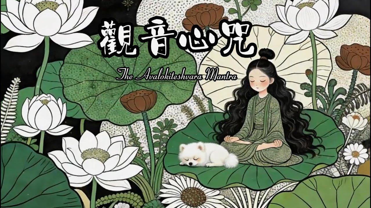 觀音心咒 | 旋律优美的六字大明咒~感應菩薩加持~淨化業障增長智慧~30mins深度陪伴