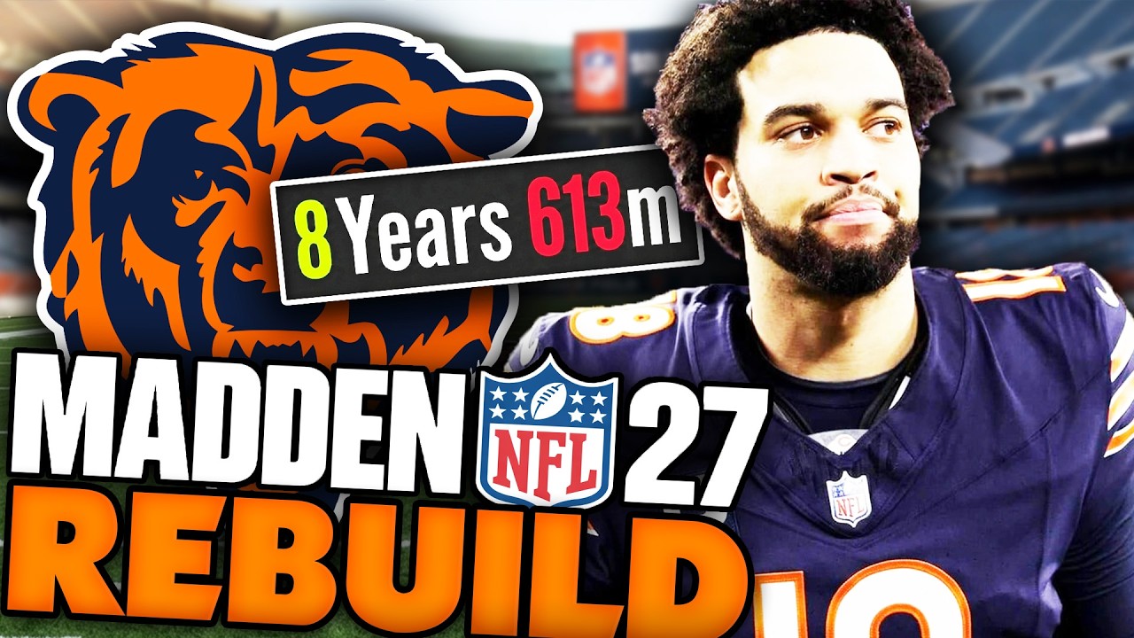 I Drafted The Number 1 and 2 Rookies in The Same Draft! Madden 27 Chicago Bears Rebuild