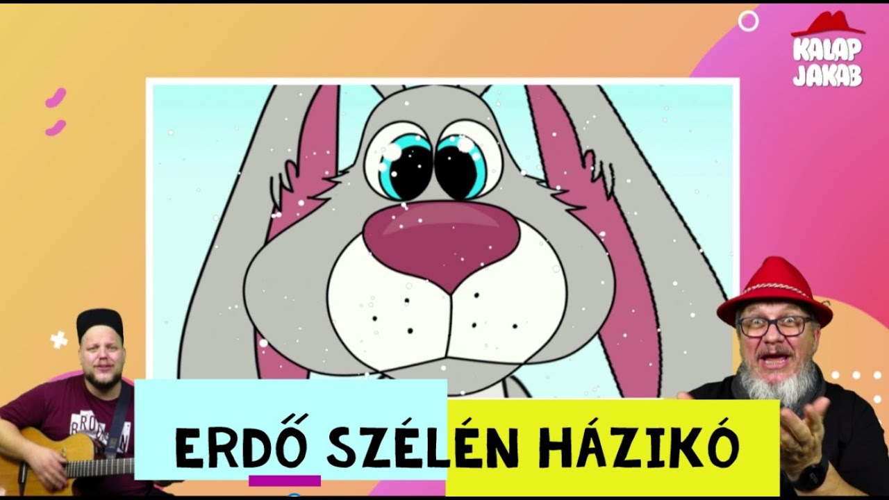 Kalap Jakab - Erdő sz&eacute;l&eacute;n h&aacute;zik&oacute; (gyerekdal, anim&aacute;ci&oacute;, t&eacute;l verzi&oacute;)