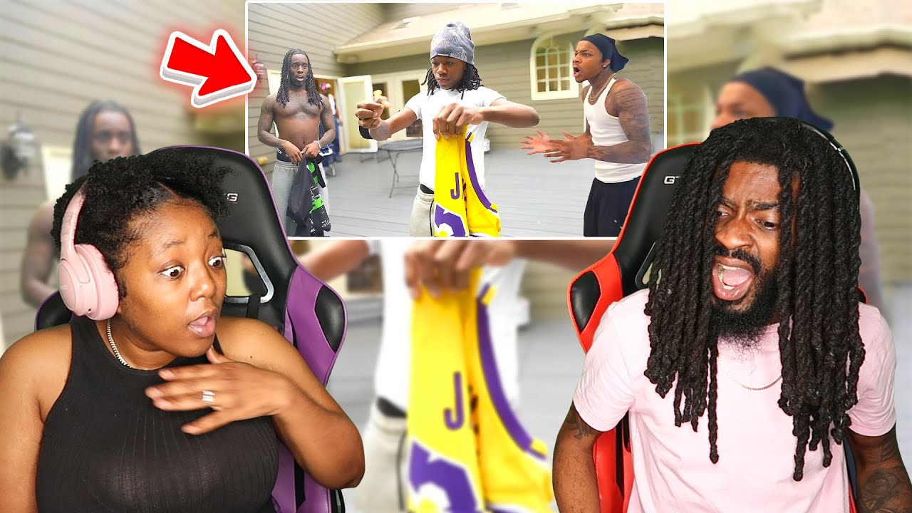 Rakai SETS Tylil’s LeBron James Jersey On FIRE! 😱 | REACTION