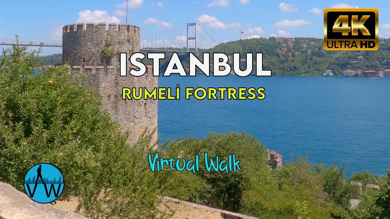 ⁴ᴷ⁵⁰ ISTANBUL WALK 🇹🇷 The Ancient Ottoman's Fortress(Rumeli Hisarı)
