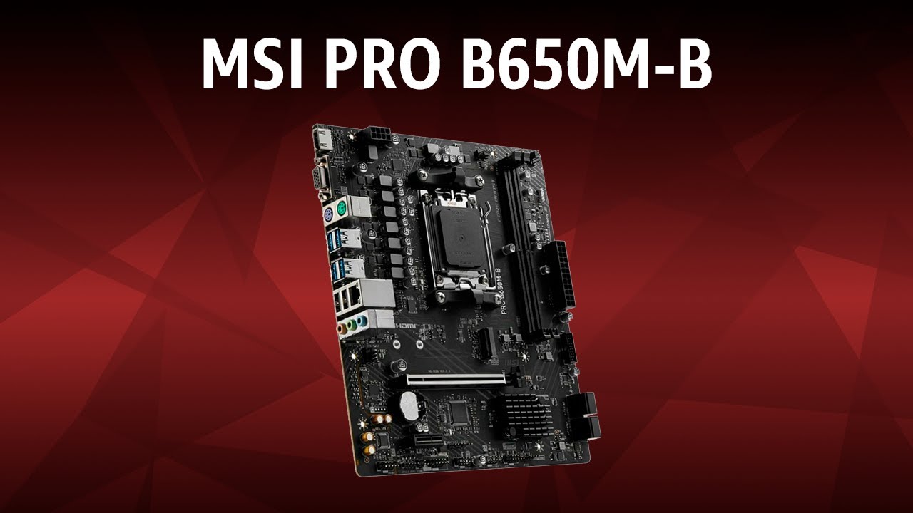 Материнская плата MSI PRO B650M-B