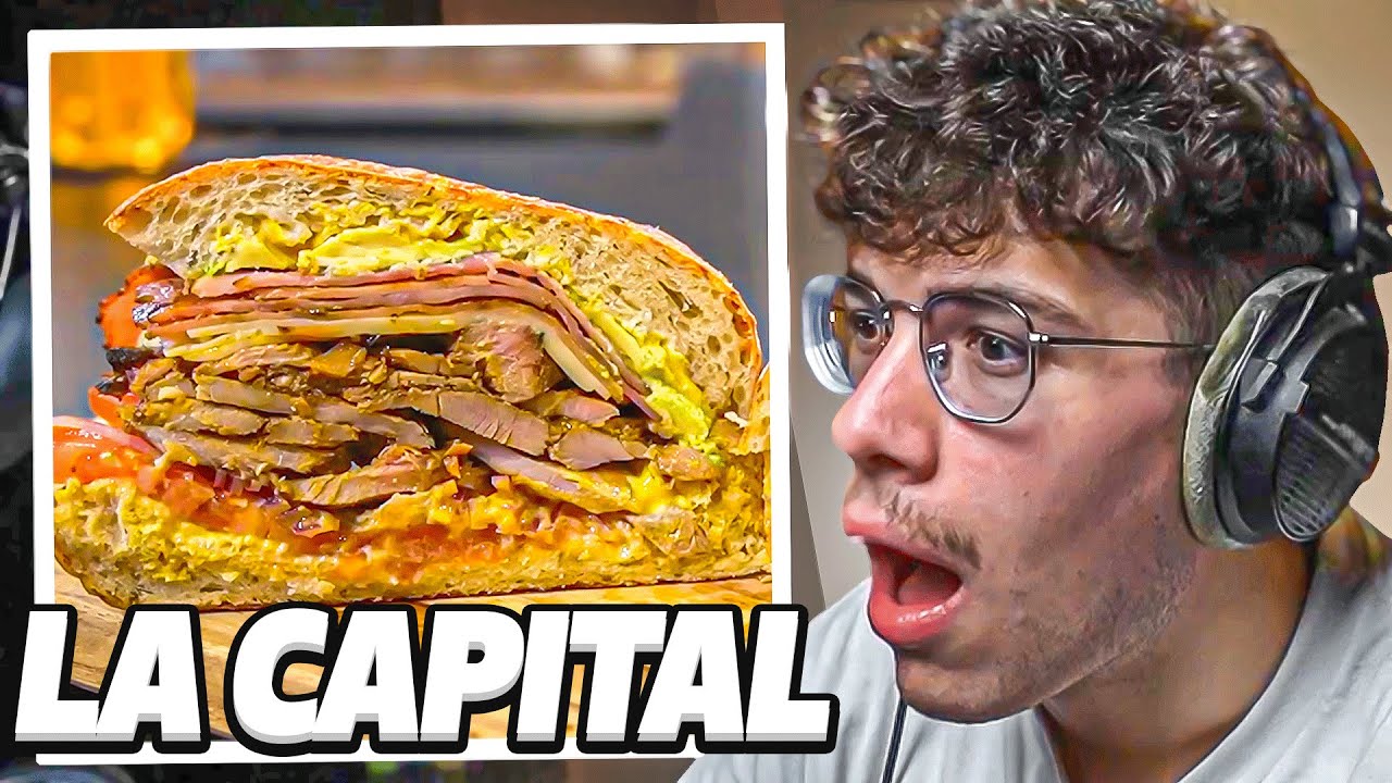este sanguche está hecho de PIERNA? 🦵