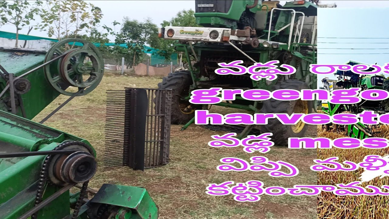 Green gold harvester vadla mess ఎలా తీసామో చుడండి.