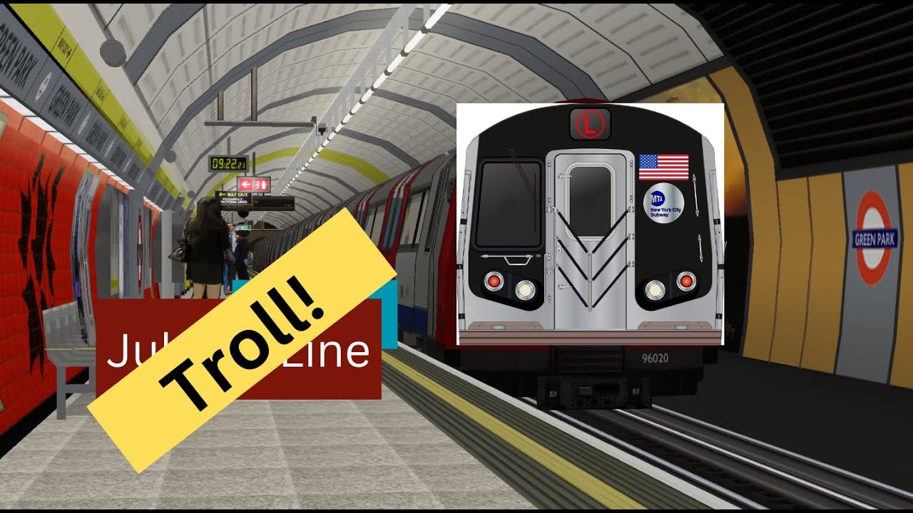 OpenBVE Troll: R160 via Jubilee Line