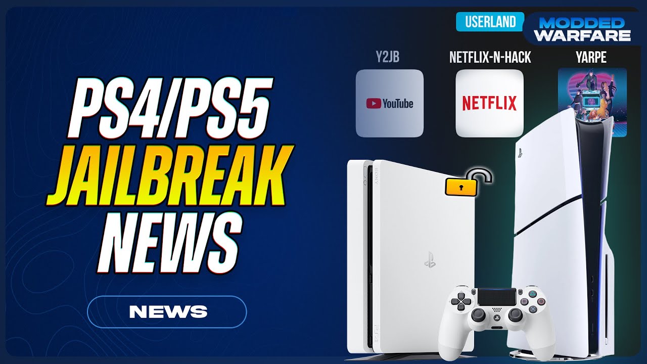 Новости джейлбрейка PS4/PS5: множество возможностей с Y2JB, Yarpe, Netflix, etaHEN и многим другим!