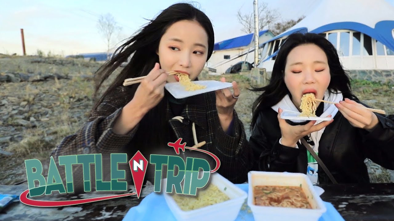 JooE & YeonWoo, Tamyeon Eaten While Watching the Sunset Tastes Amazing! [Battle Trip Ep 122]