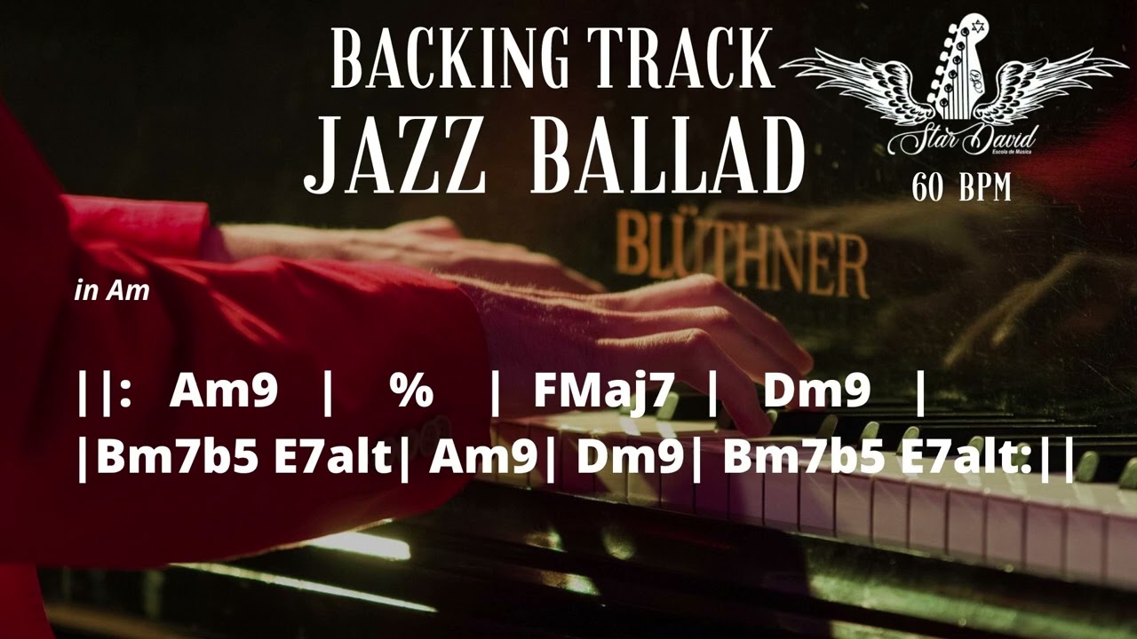 Backing Track Jazz Ballad in Am