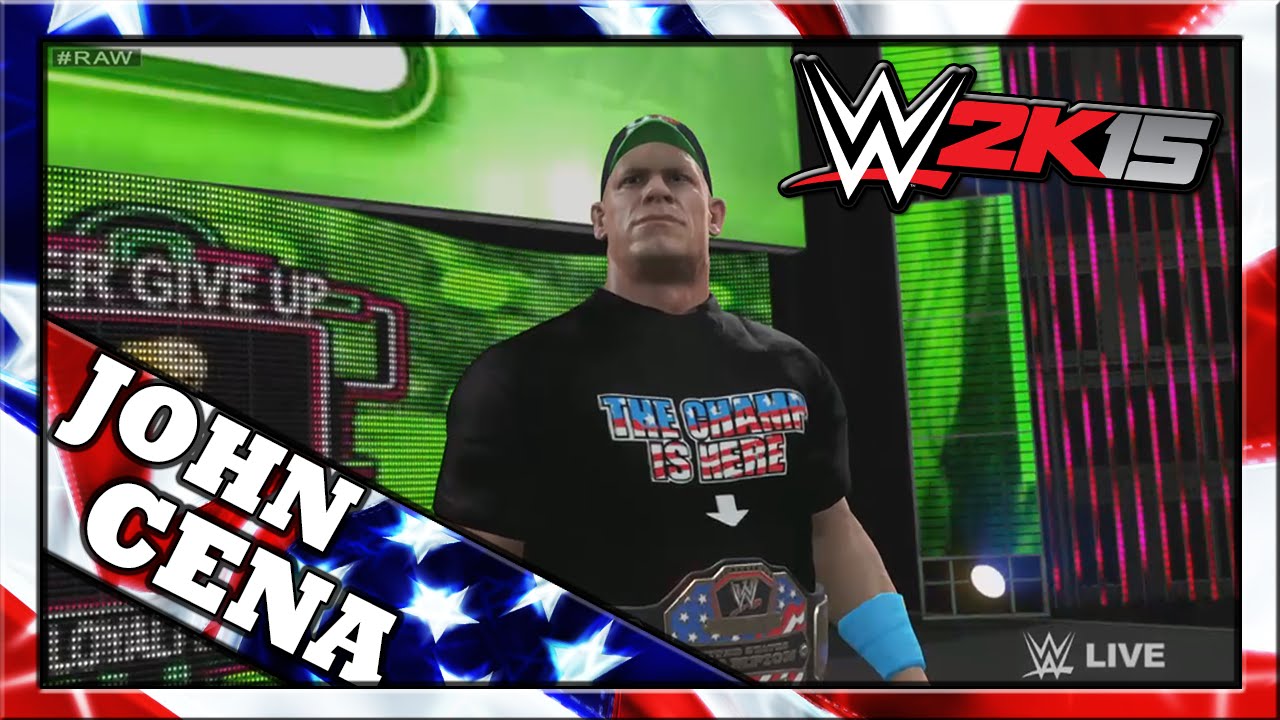 WWE 2K15 John Cena Superstar Studio + Entrance & Finisher