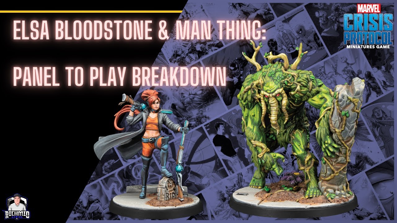 Marvel Crisis Protocol: Elsa Bloodstone & Man Thing Panel to Play