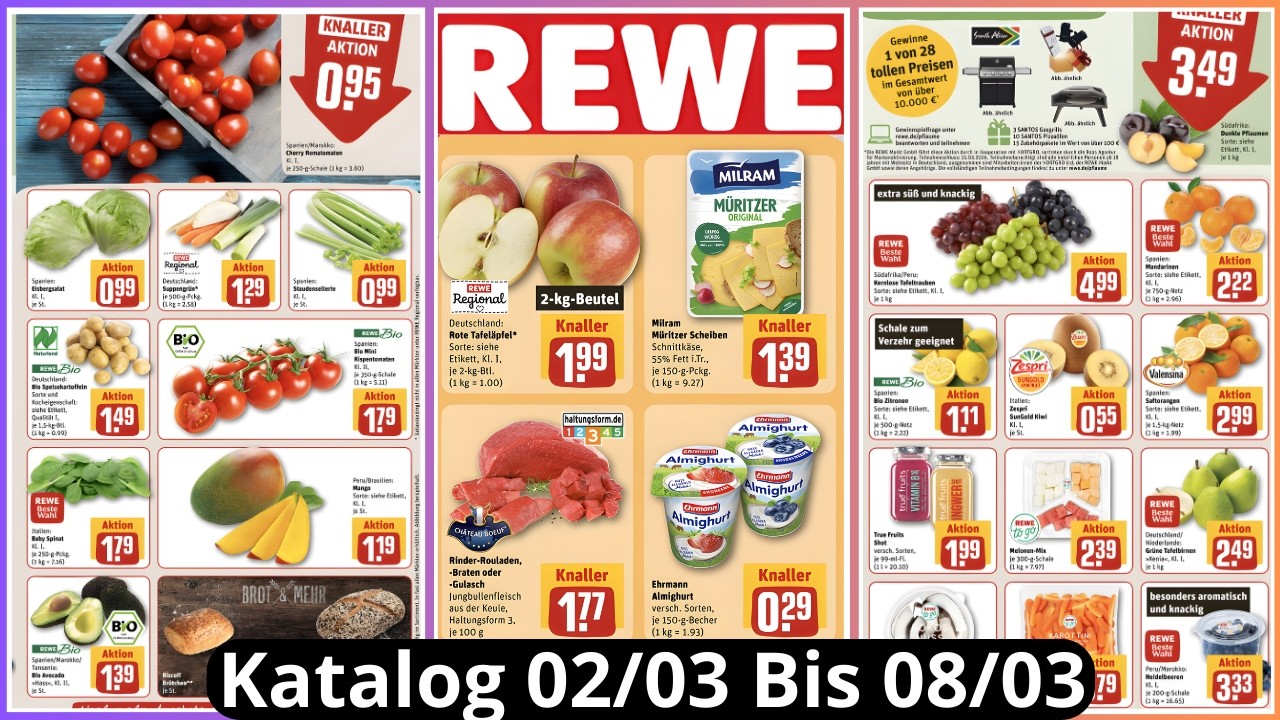 REWE Deutschland | Neuer Prospekt vom 02/03/26 bis 08/03/2026 | Angebote & Aktionen #rewe #prospekt