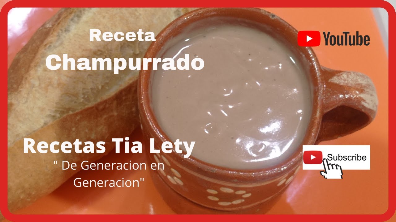 👀☕Champurrado de chocolate con masa| RECETAS TIA LETY.😋💘