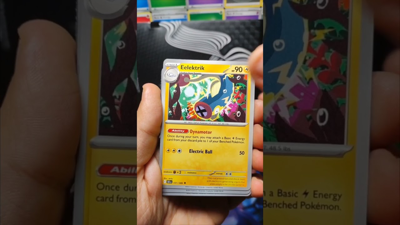 Pokemon Black Bolt Binder Collection - Booster 5 #pokemoncards #pokemon #pokemontcg