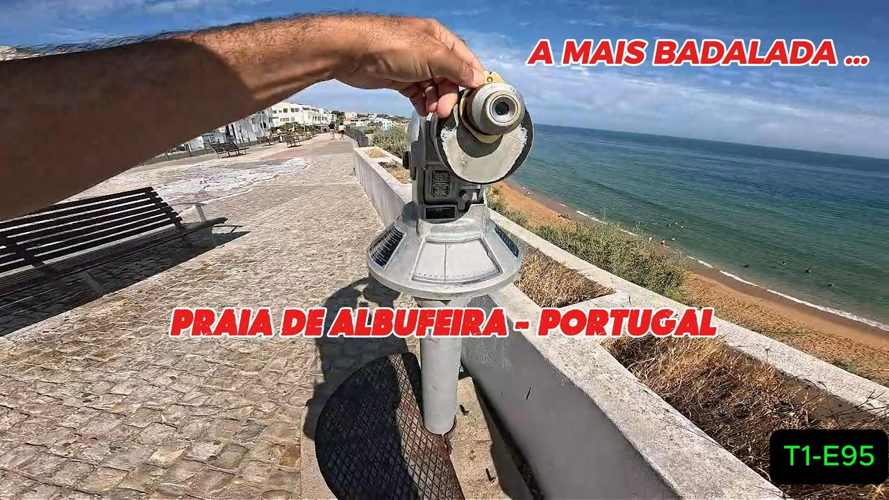 PRAIA DE ALBUFEIRA, UMA CIDADE NOTURNA E BADALADA