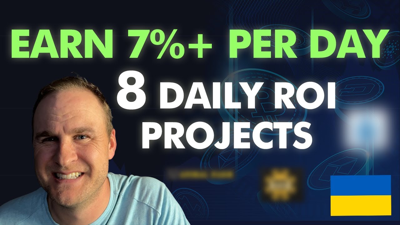 Earn 7%+ per Day - Daily ROI Crypto Passive Income (8 Insane Projects) + Crypto Referral Programs