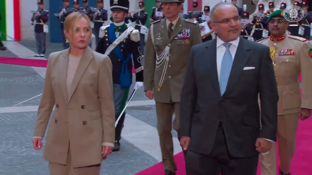Incontro di Giorgia Meloni con Principe Ereditario e P.M. Bahrein Salman bin Hamad Al Khalifa