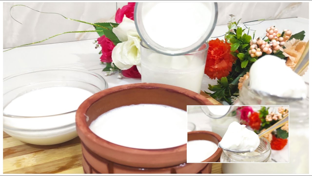 أضمن طريقة لزبادي كريمي في البيت أحسن والذ من الجاهز😋🥛| مع مطبخ مشمشة الطعم مختلف على إيد محترف