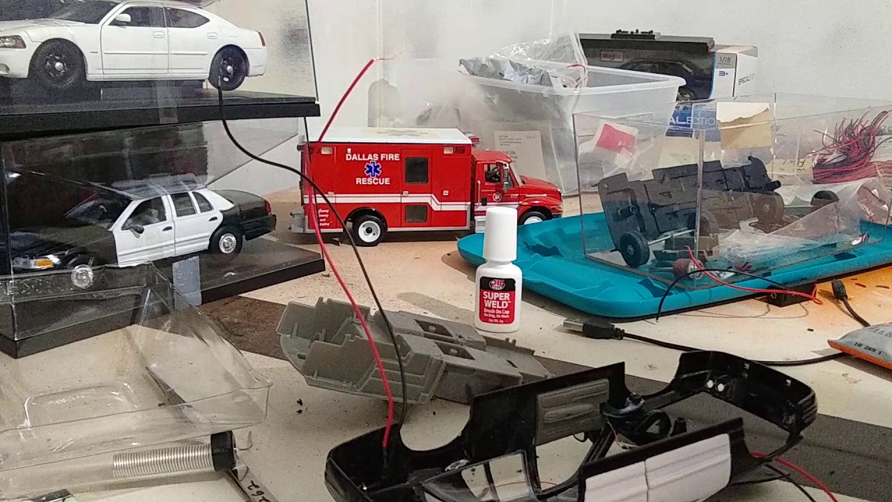 Diecast LED lights install pt2